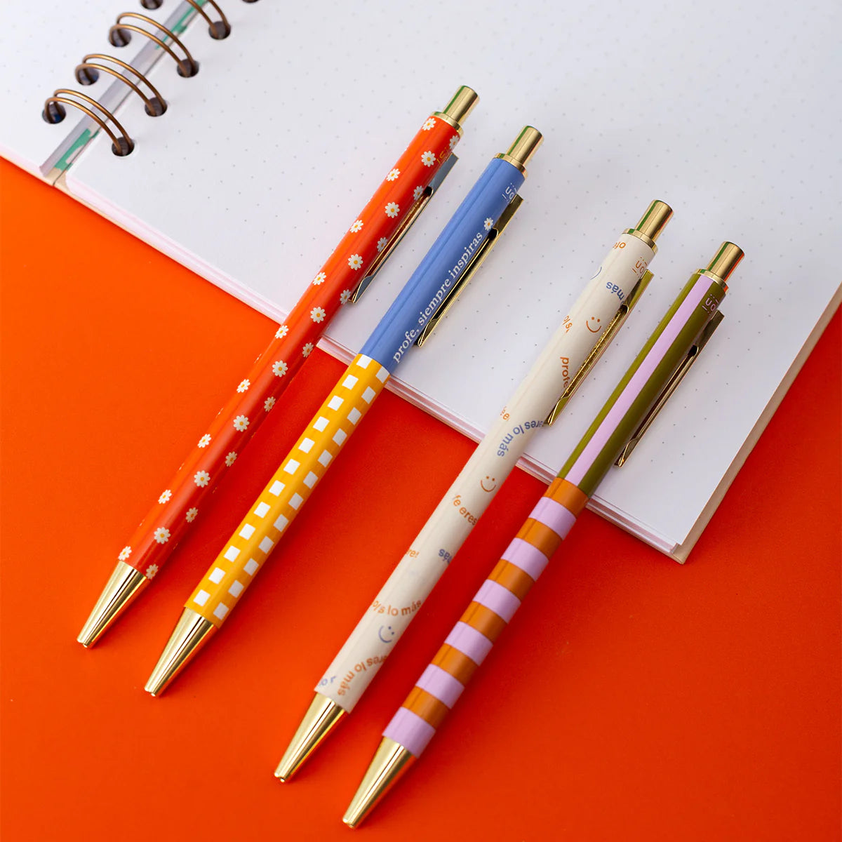 Set de bolis · profe, siempre inspiras