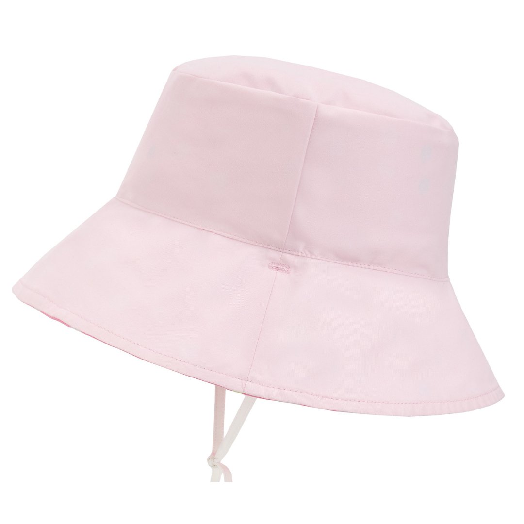 Sombrero reversible UPF +50 BTBOX · Lunares Bubblegum - La Chata Merengüela