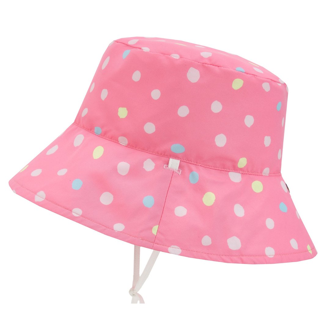 Sombrero reversible UPF +50 BTBOX · Lunares Bubblegum - La Chata Merengüela