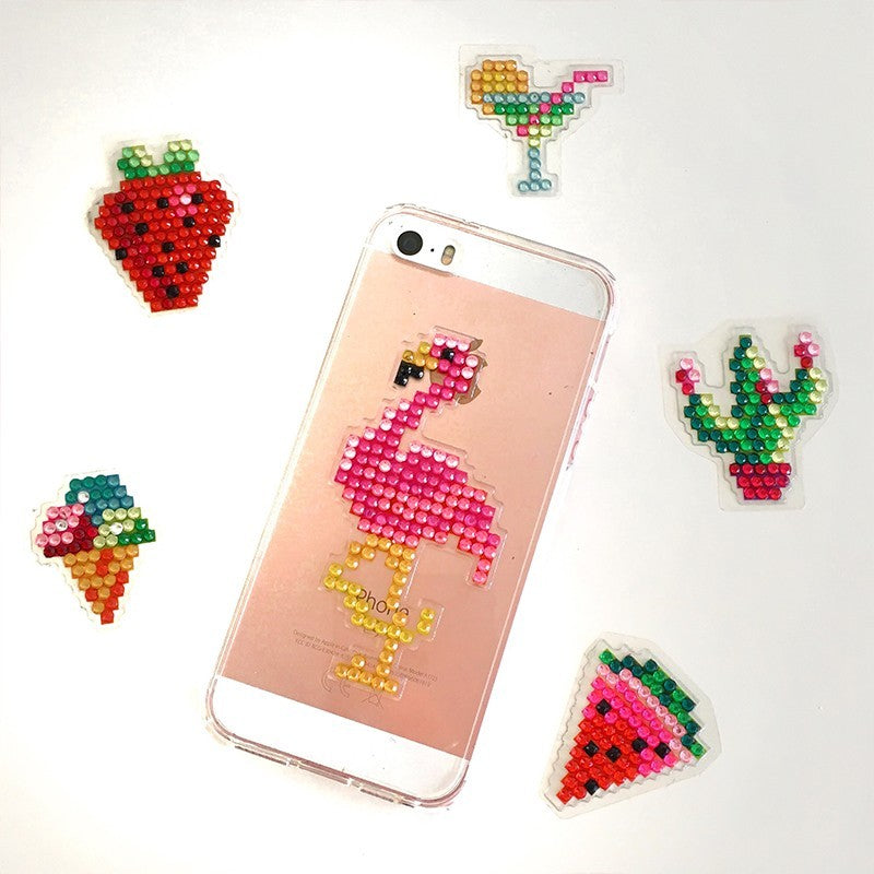 Crea pegatinas ¡con diamantes!