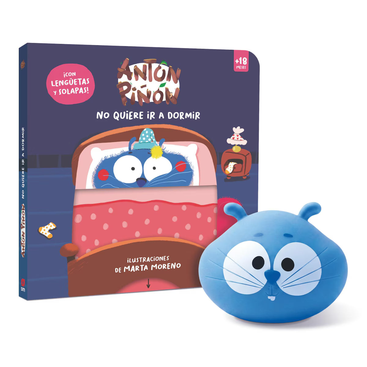 Pack Antón Piñón no quiere ir a dormir + lámpara
