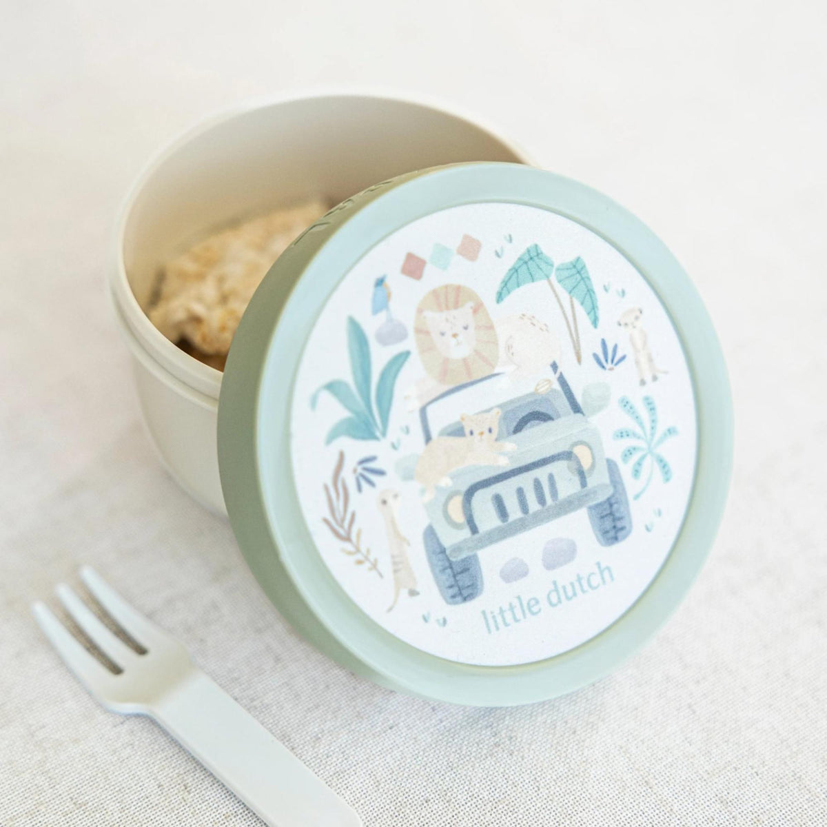 Cajita para snacks y fruta MEPAL · safari friends