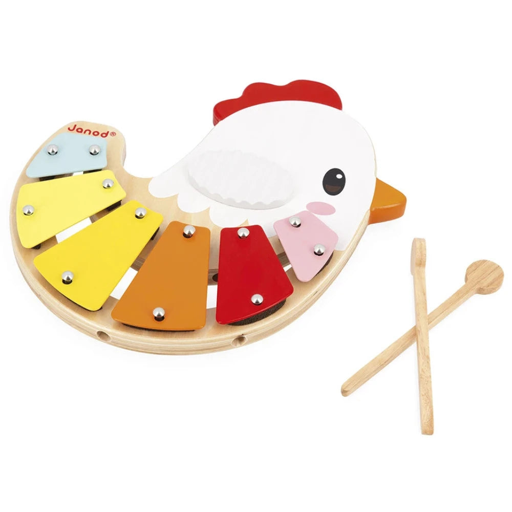 Xilófono la gallina de madera