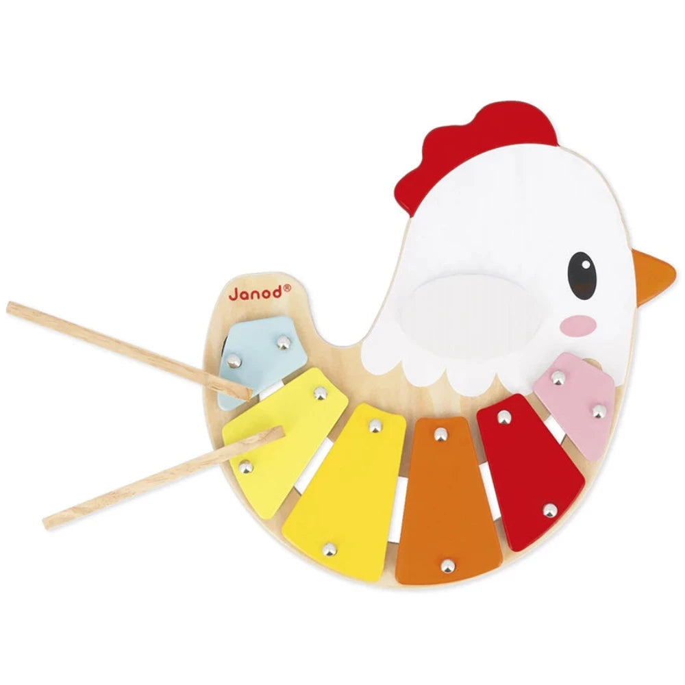 Xilófono la gallina de madera