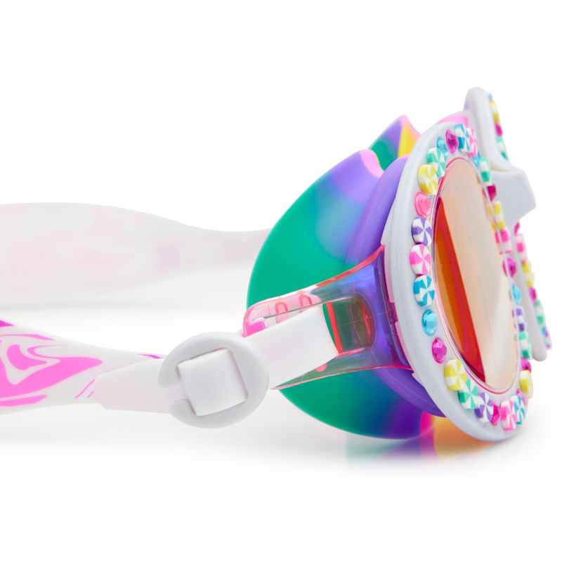 Gafas de Natación BLING2O · Bright Stripe Rainbow Ribbon
