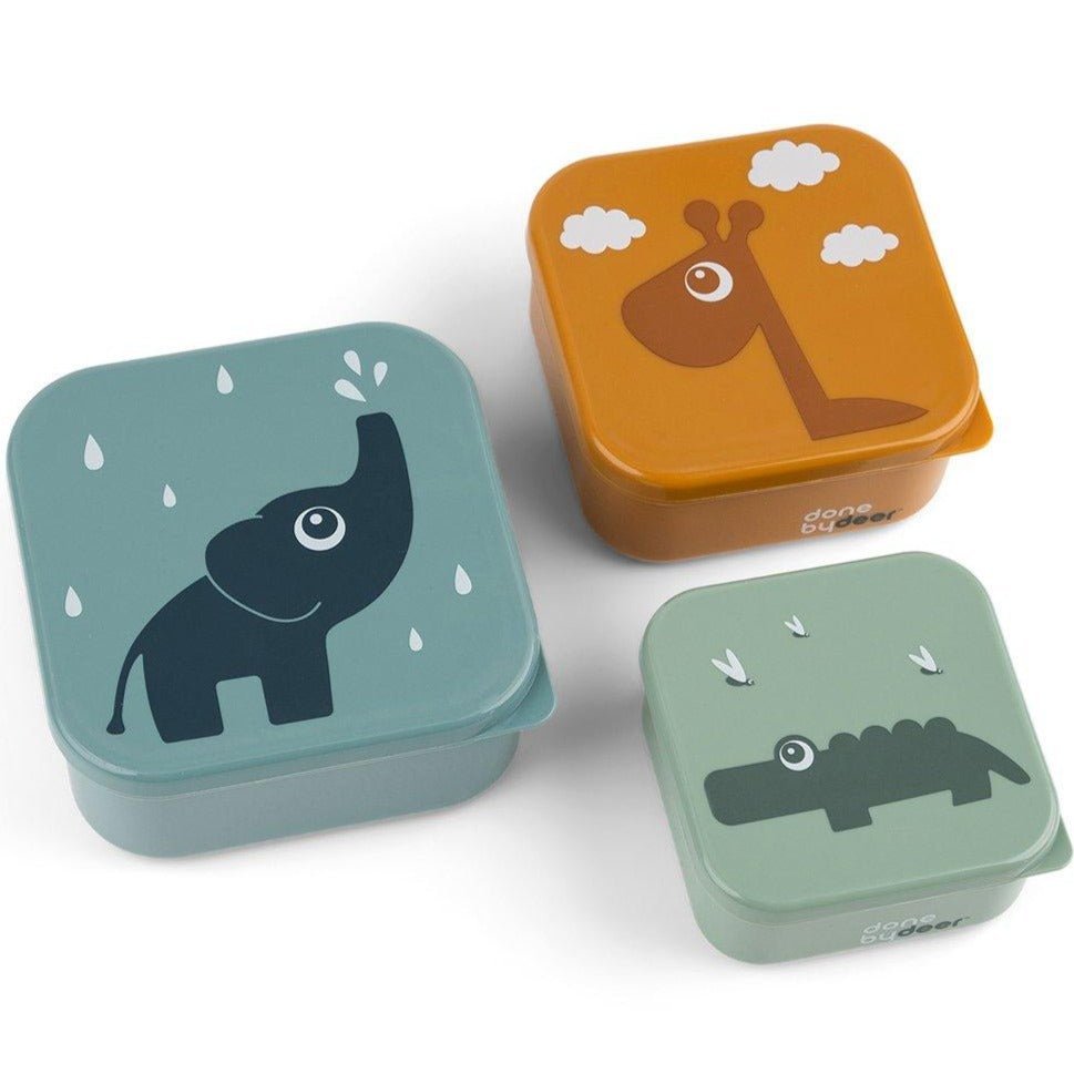 3 Cajas Almuerzo Done by Deer · Blue Mix - La Chata Merengüela