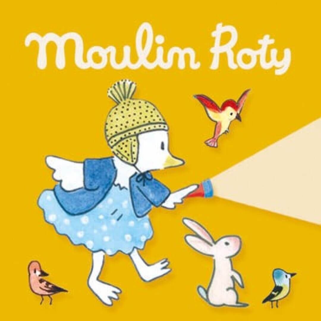 3 Cuentos de la Gran Familia para linterna proyector de Moulin Roty - La Chata Merengüela
