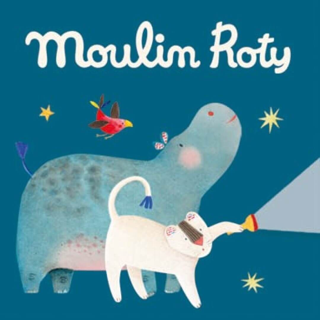 3 Cuentos de Papoum para linterna proyector de Moulin Roty - La Chata Merengüela