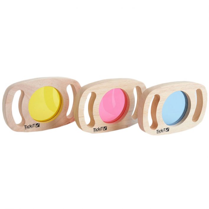 3 paneles de madera de colores - La Chata Merengüela