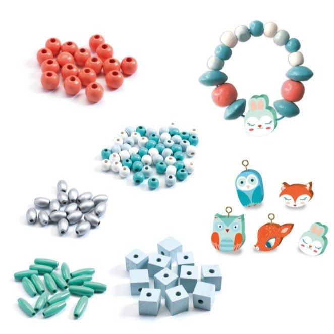 450 perlas para pulseras · animales - La Chata Merengüela