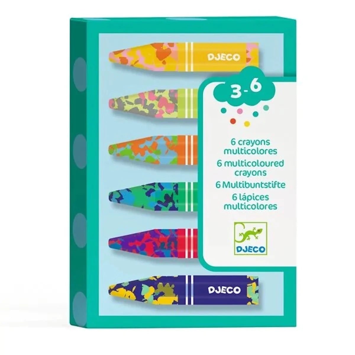 6 ceras multicolores para peques - La Chata Merengüela