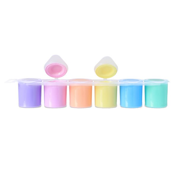 6 témperas ¡en colores pastel! - La Chata Merengüela