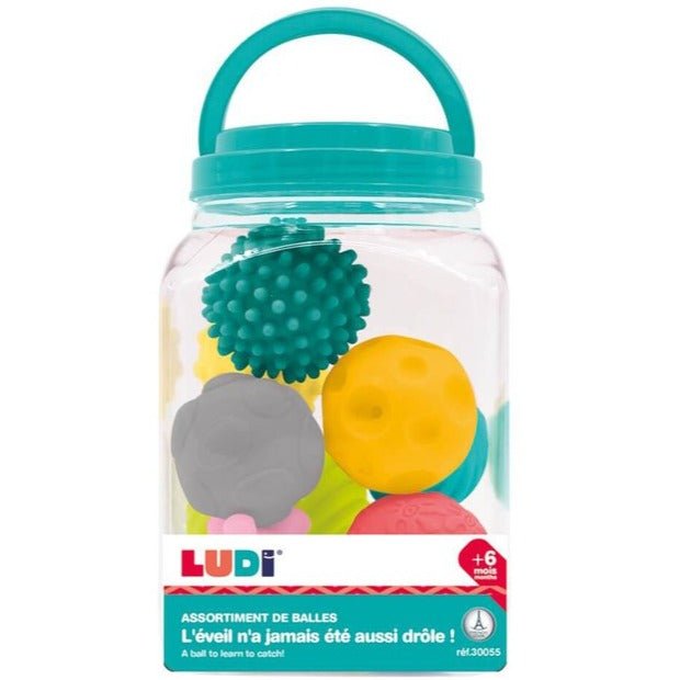 8 pelotas sensoriales Ludi - La Chata Merengüela