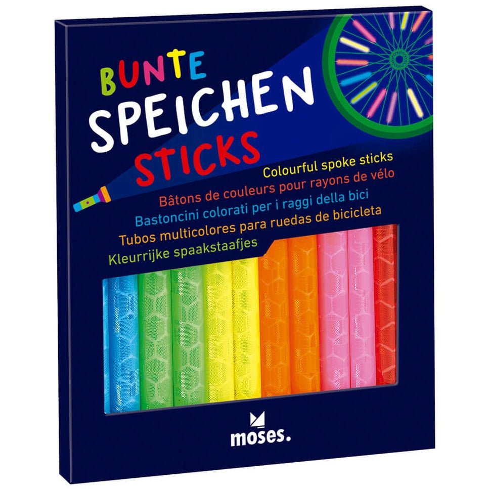 Adornos para radios de bicicleta reflectantes de colores - La Chata Merengüela