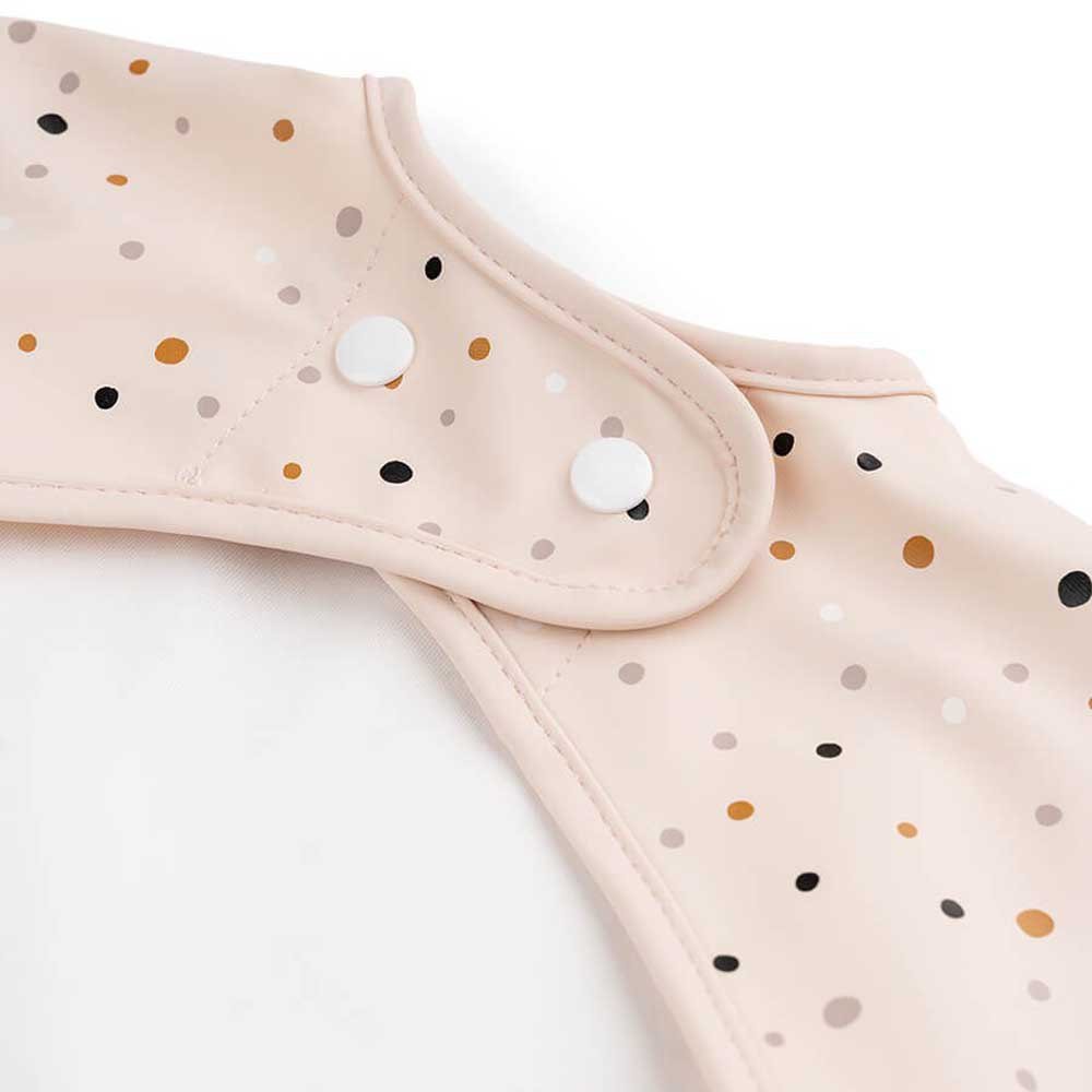 Babero con Mangas Done by Deer · Happy dots Powder - La Chata Merengüela