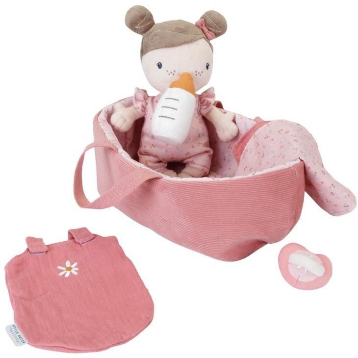 Bebé Little Dutch Rosa Flores con capazo - La Chata Merengüela
