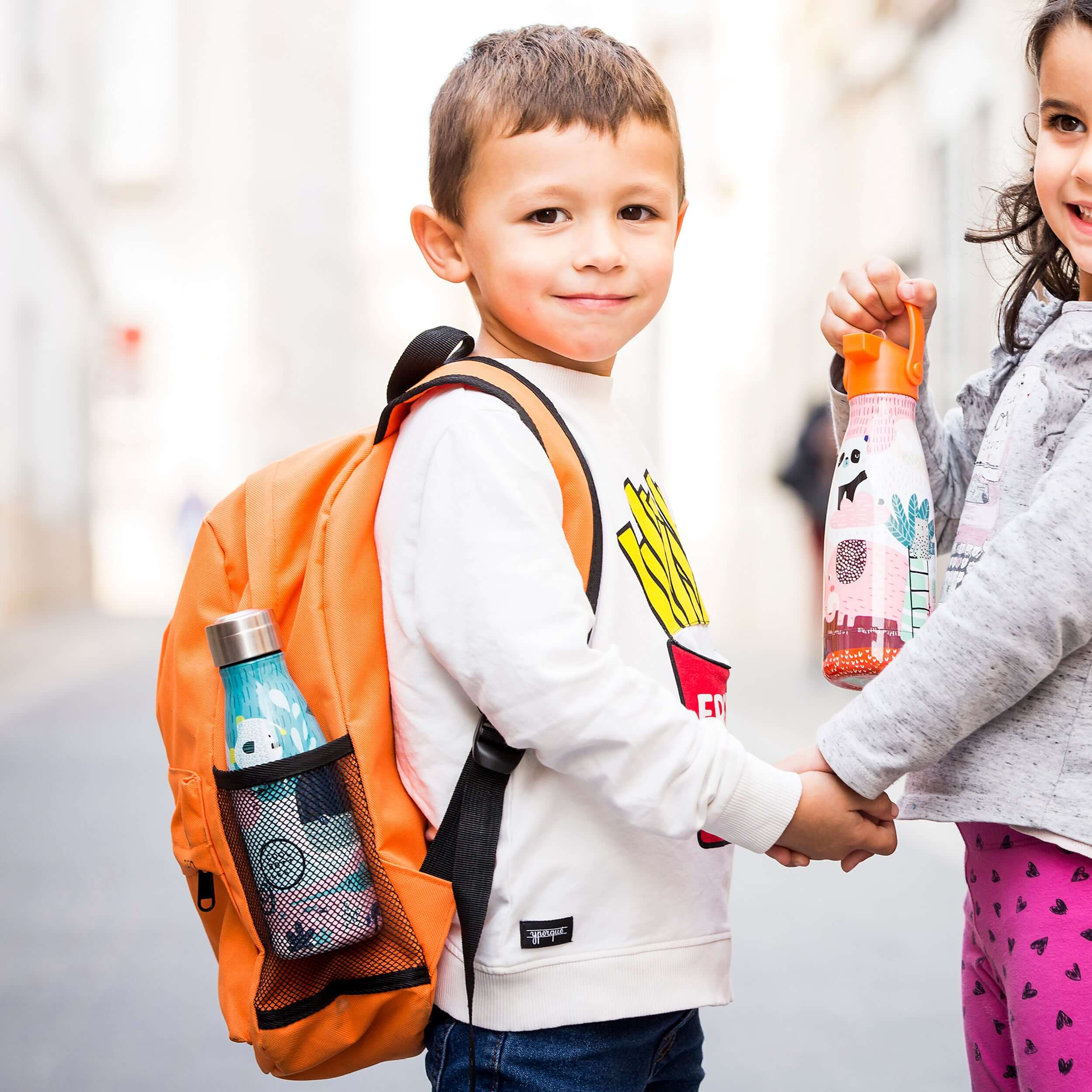 Botella de acero con pajita 260 ml. · Sea world - La Chata Merengüela