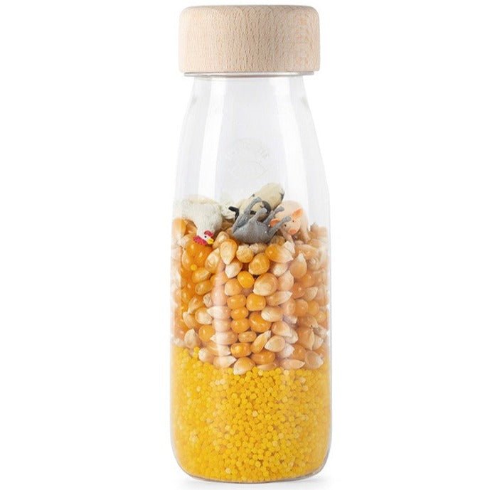 Botella Sensorial de descubrimiento · Granja - La Chata Merengüela
