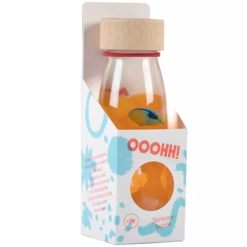 Botella sensorial de sonido · Blue tang - La Chata Merengüela