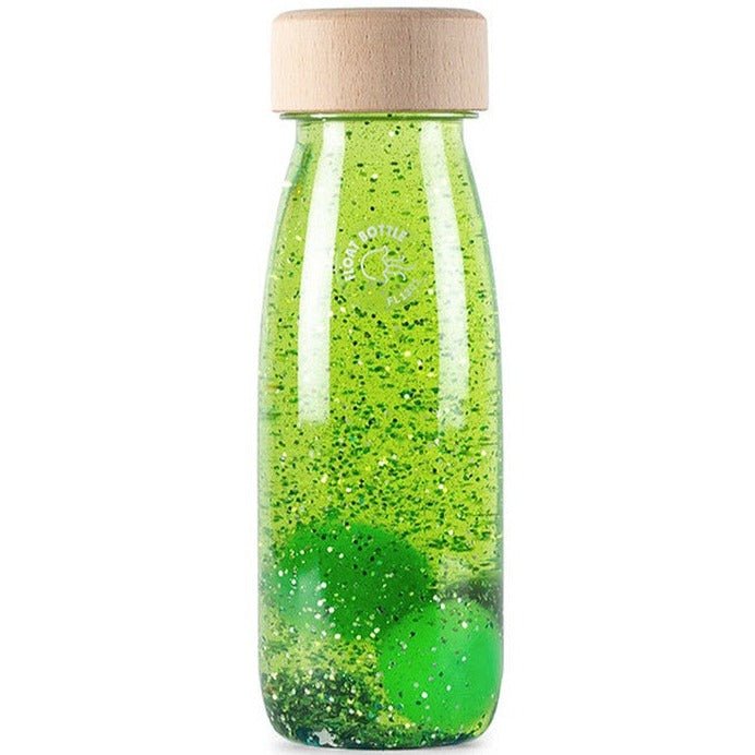 Botella Sensorial Flotante · Verde - La Chata Merengüela