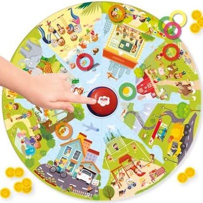 Búho ¡puzzle y juego de observación! con 100 palabras - La Chata Merengüela