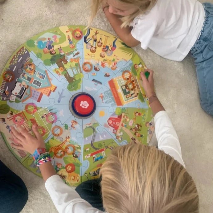 Búho ¡puzzle y juego de observación! con 100 palabras - La Chata Merengüela