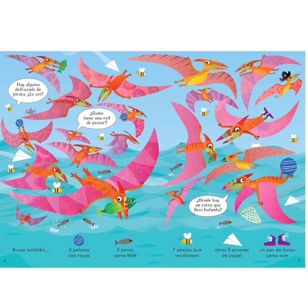 Busca y encuentra dinosaurios - La Chata Merengüela
