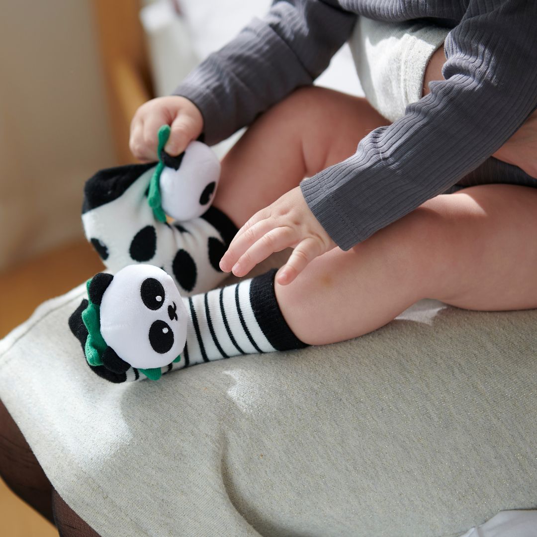 Calcetines de estimulación · Panda - La Chata Merengüela
