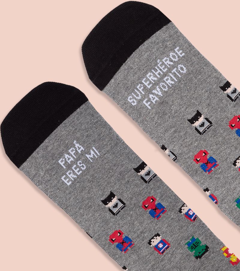 Calcetines · Papá, eres mi superhéroe favorito