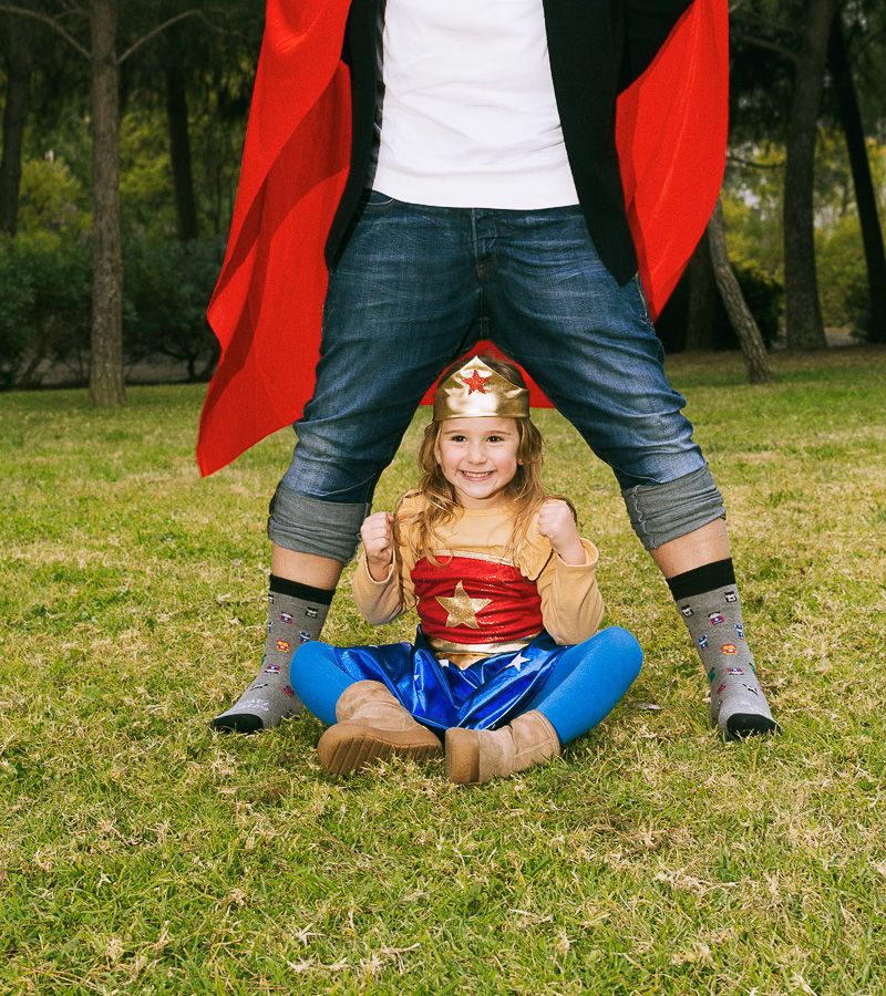 Calcetines · Papá, eres mi superhéroe favorito