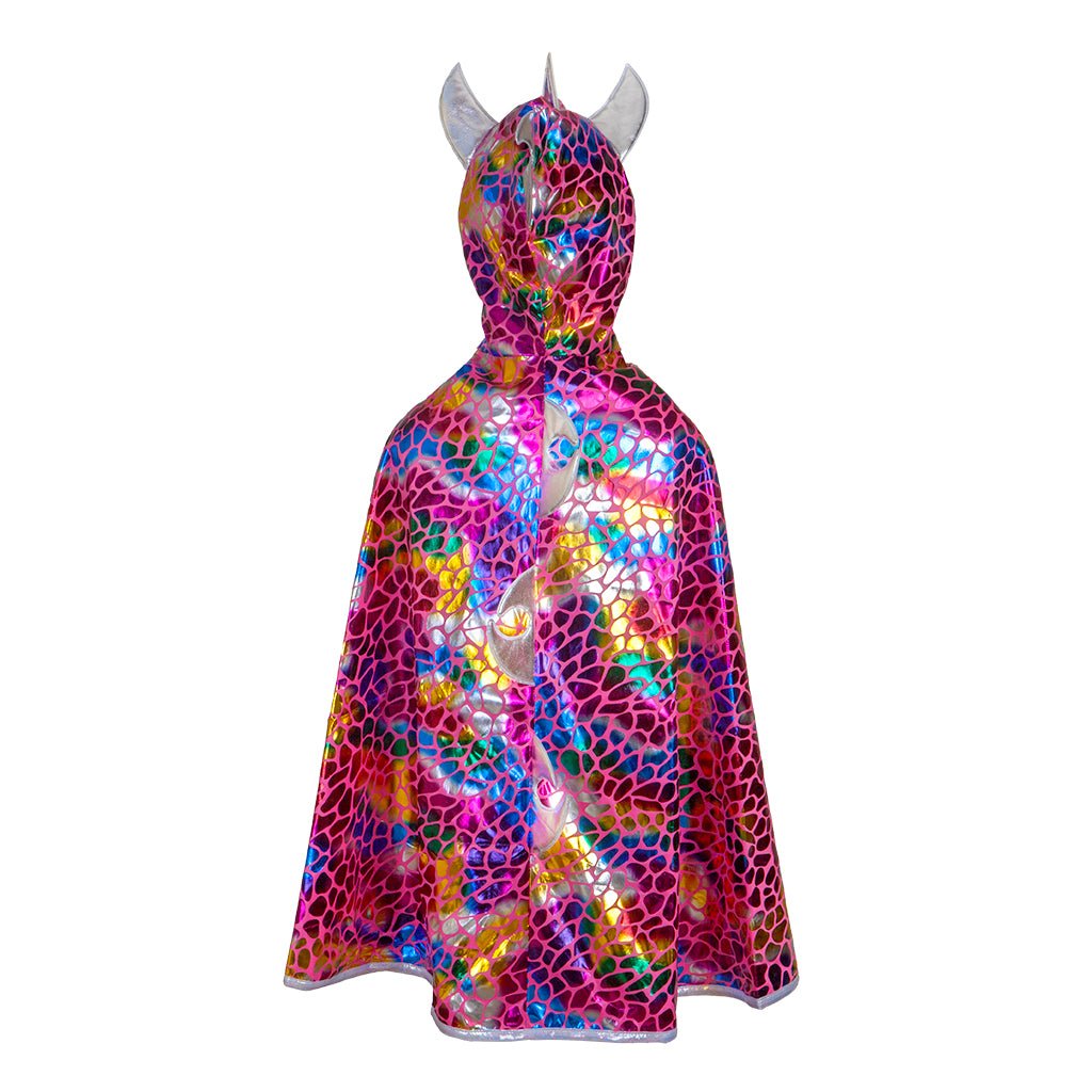 Capa Reversibe Dragón/Caballero · 5-6 años - La Chata Merengüela