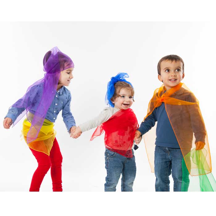 Conjunto de pañuelos de colores - La Chata Merengüela