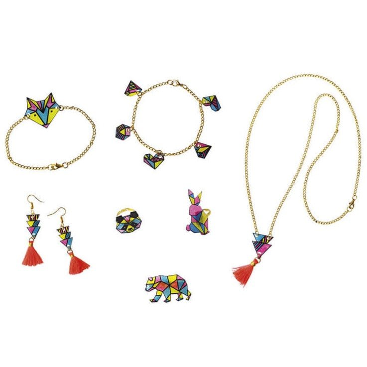 Crea tus joyas GEOMETRIX con plástico mágico - La Chata Merengüela