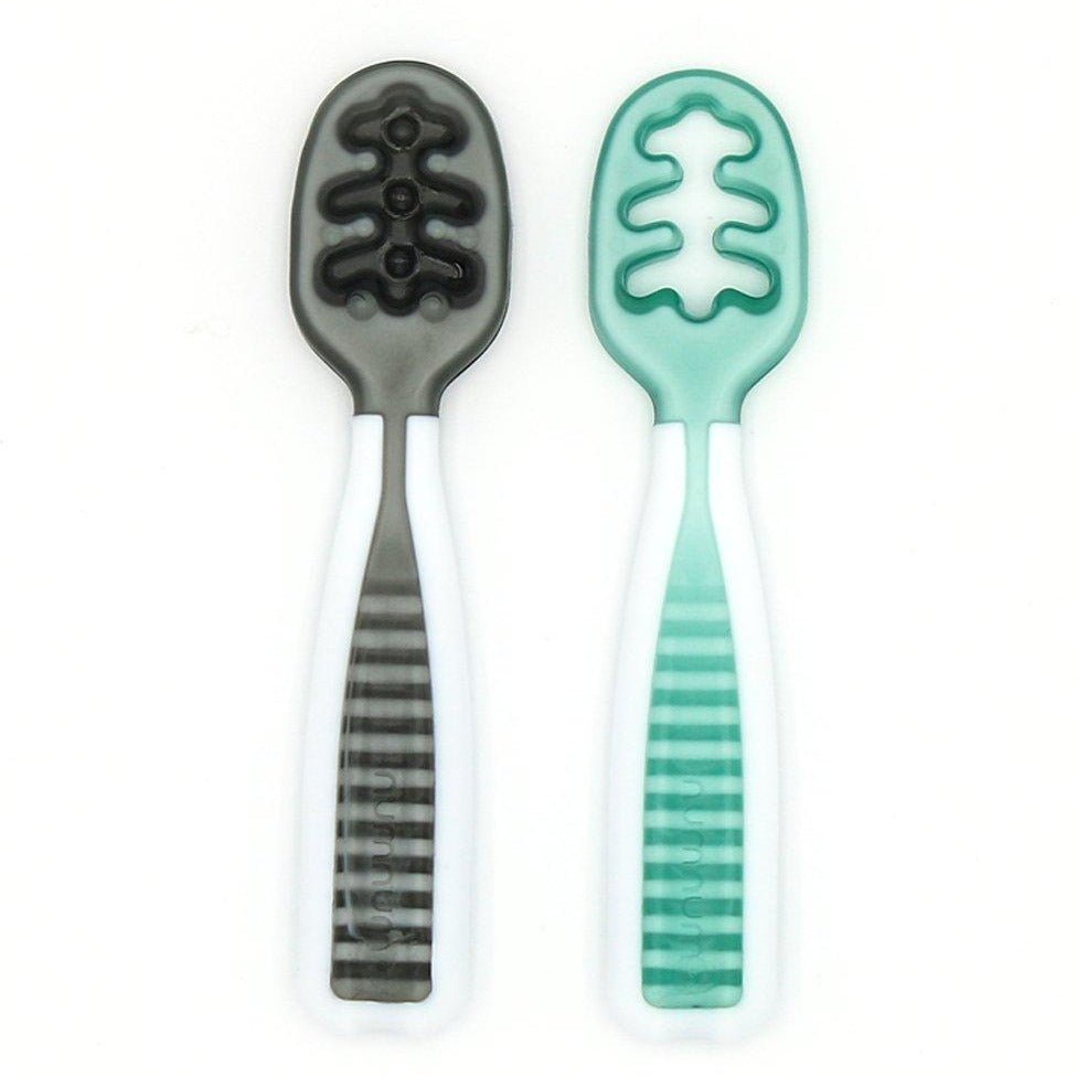 Cucharas de aprendizaje Gris/Verde - La Chata Merengüela
