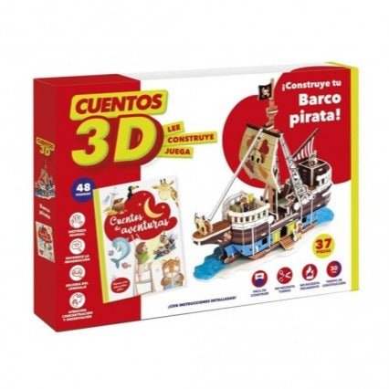 Cuento 3D · Barco Pirata - La Chata Merengüela