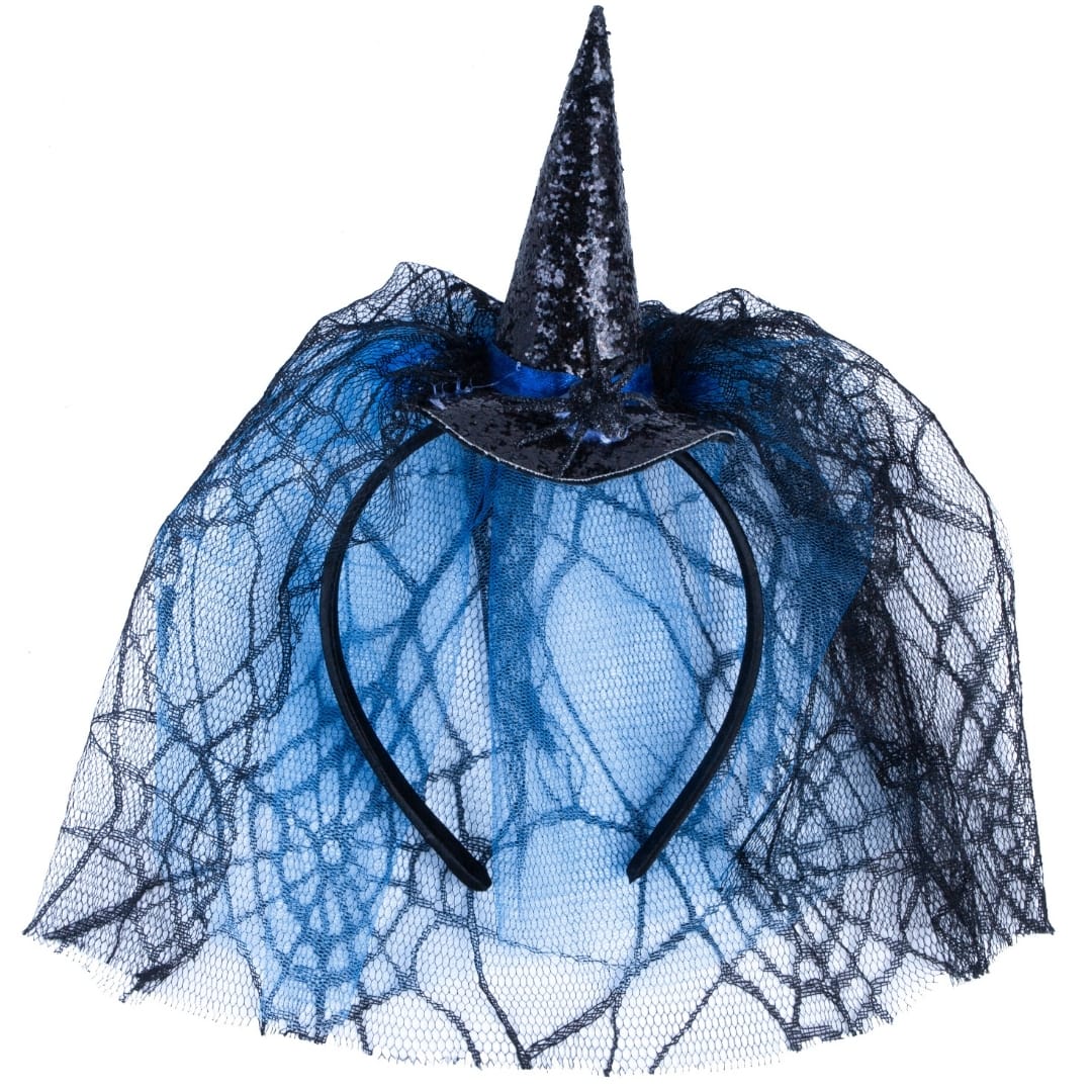 Diadema Bruja con velo - La Chata Merengüela