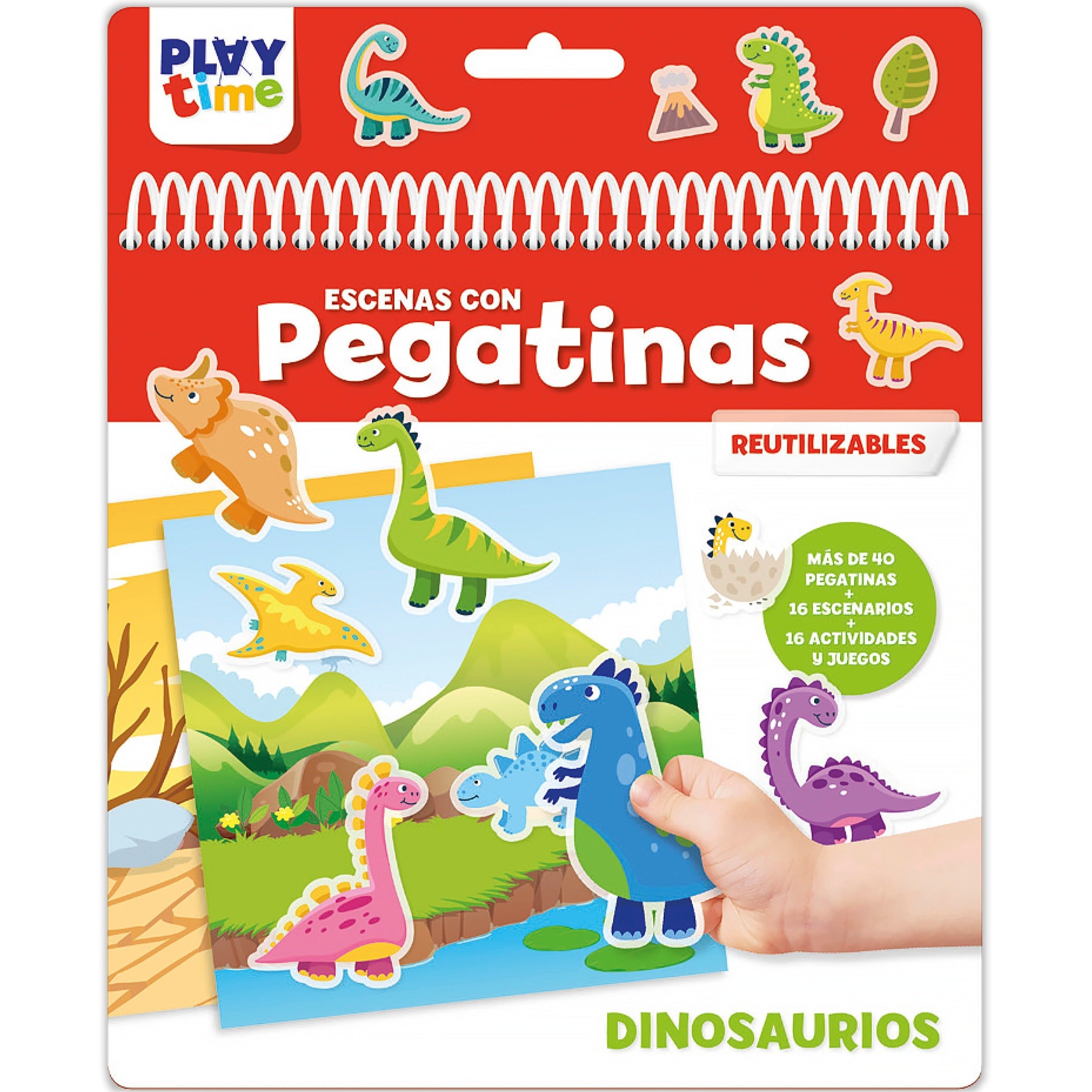 Escenas con pegatinas · Dinosaurios - La Chata Merengüela