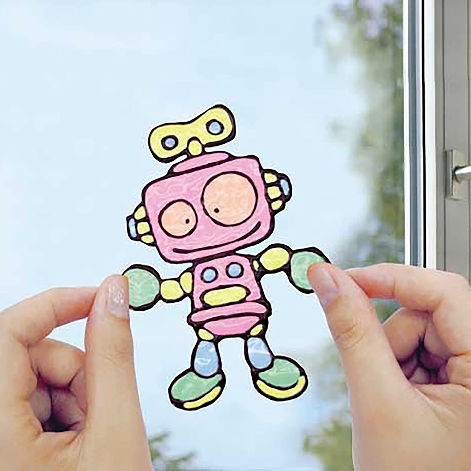 Glow window art - La Chata Merengüela
