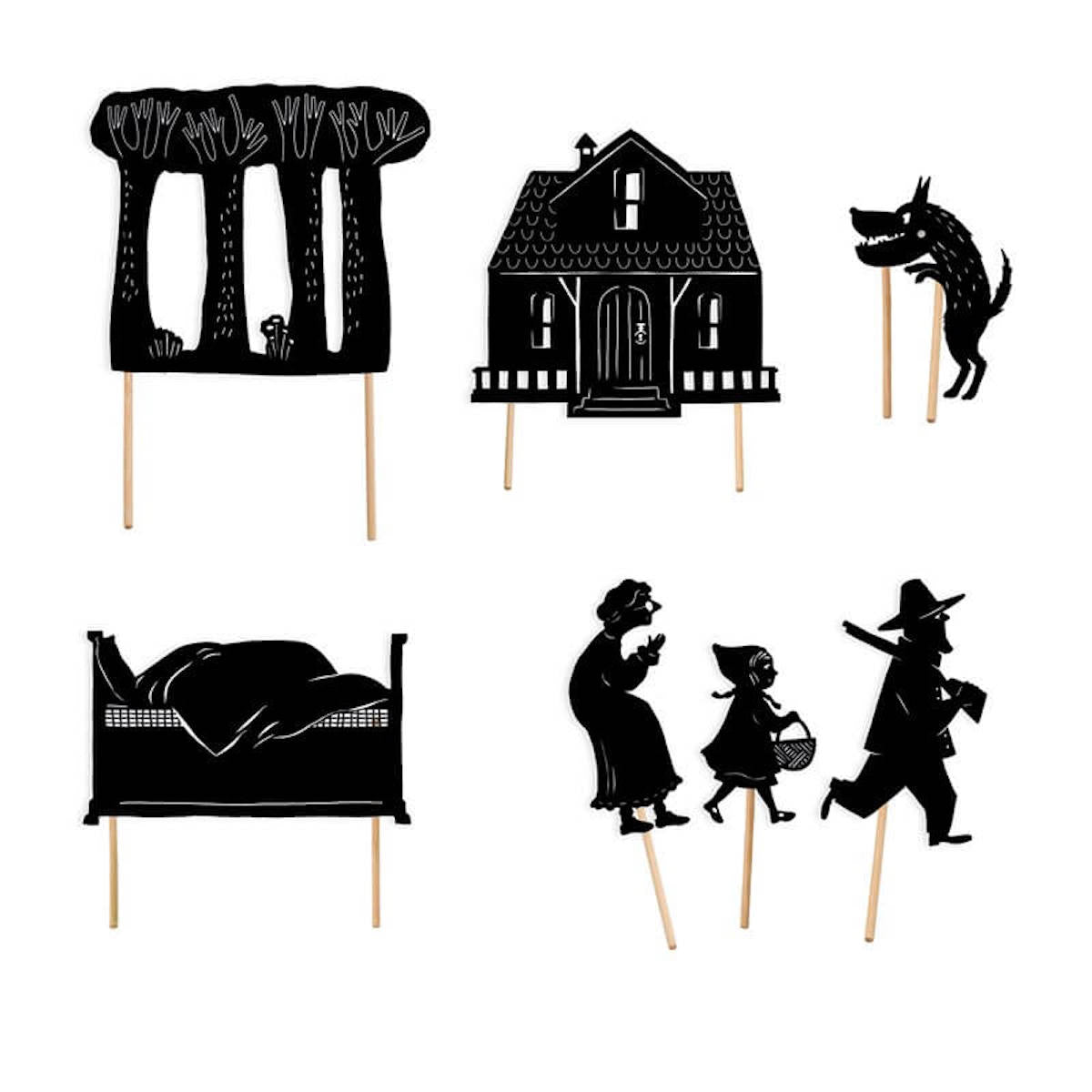 Juego de sombras Moulin Routy · Caperucita Roja - La Chata Merengüela
