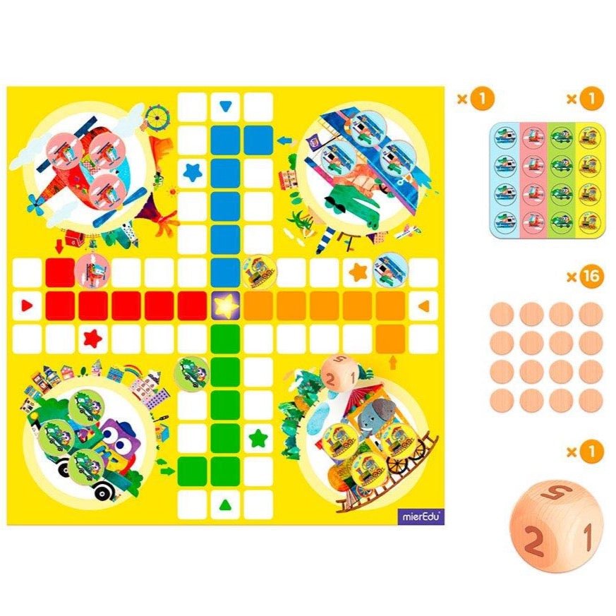 Juego de viaje · parchís - La Chata Merengüela