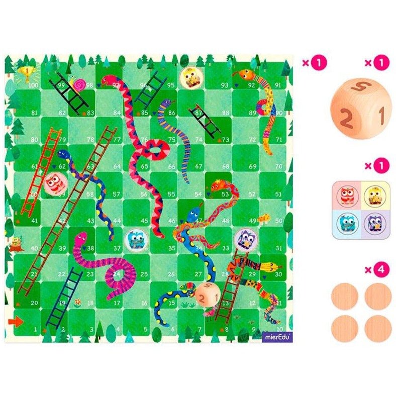 Juego de viaje · serpientes y escaleras - La Chata Merengüela