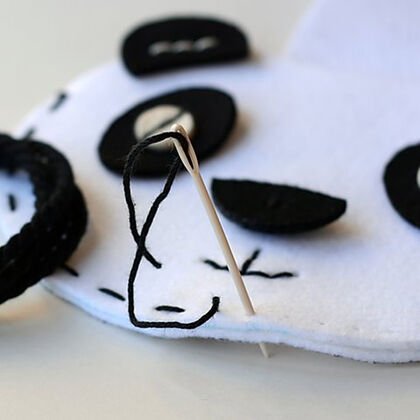 Kit Cose tu Bolso · Oso Panda - La Chata Merengüela