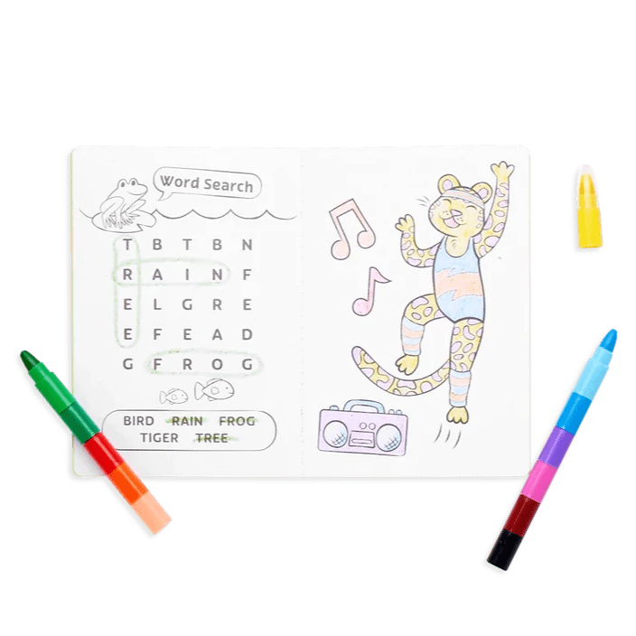 Kit de actividades y colorear · Amigos en la jungla - La Chata Merengüela