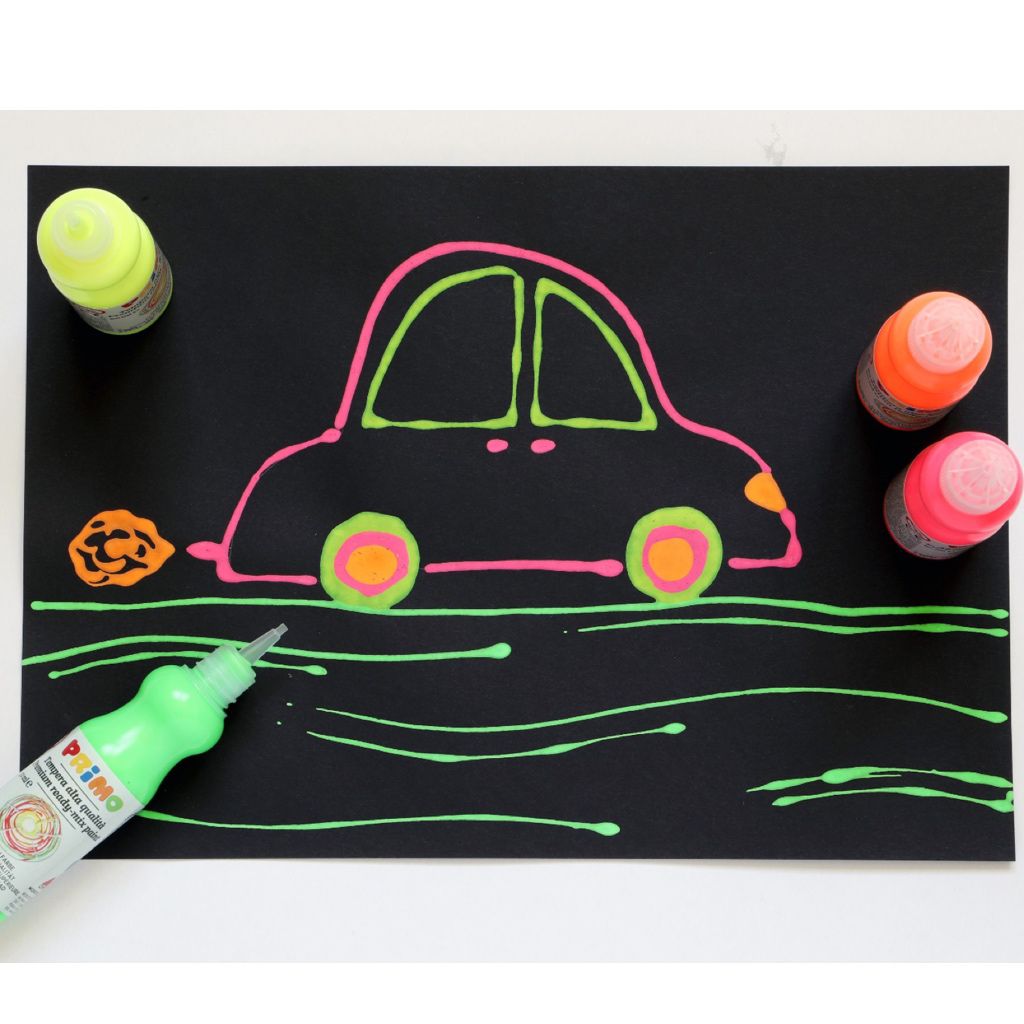 Kit tempera líquida PRIMO FluoMetal • 8 colores - La Chata Merengüela