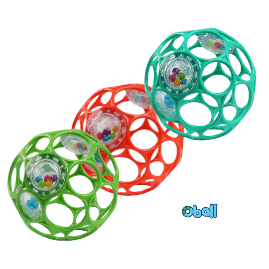 Pelota OBALL con sonajero