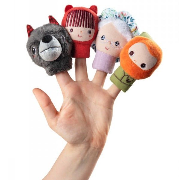 Marionetas de dedo Lilliputiens · Caperucita roja - La Chata Merengüela