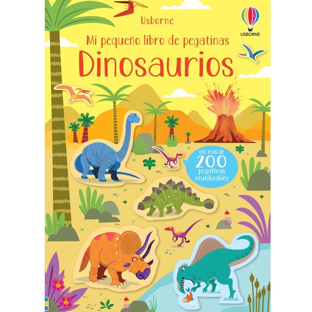 Escenas con pegatinas · Dinosaurios – La Chata Merengüela