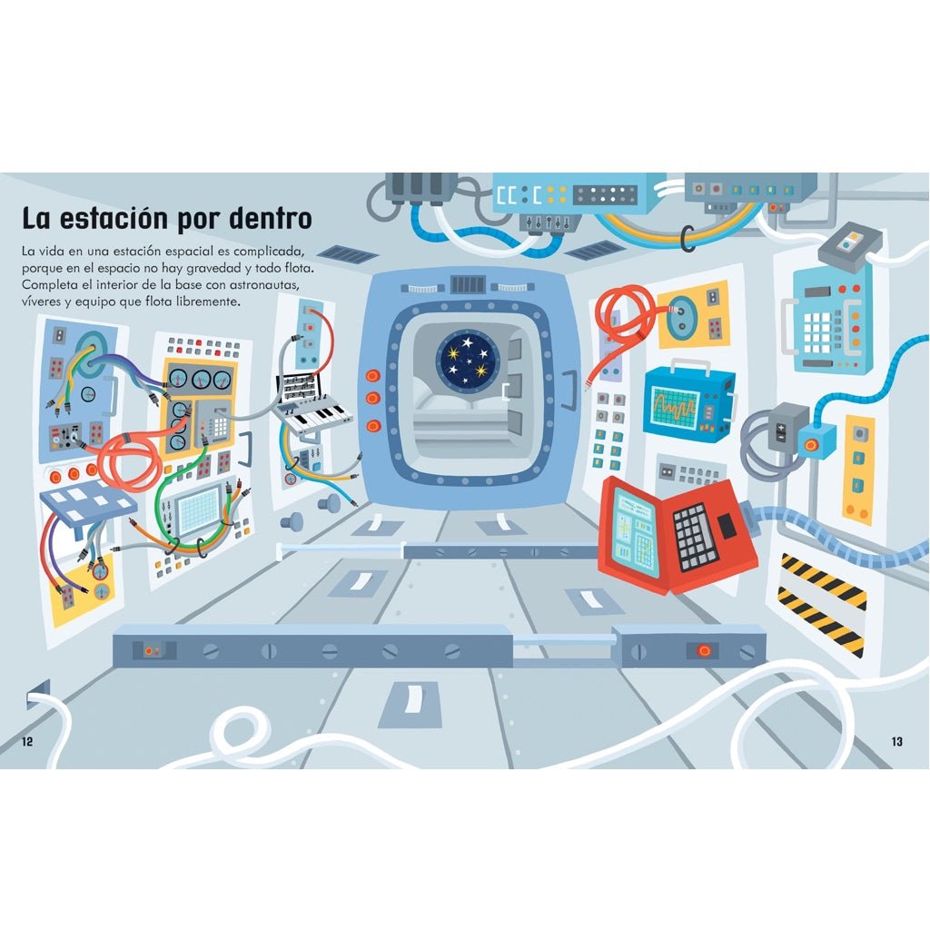 Mi pequeño libro de pegatinas · El espacio - La Chata Merengüela