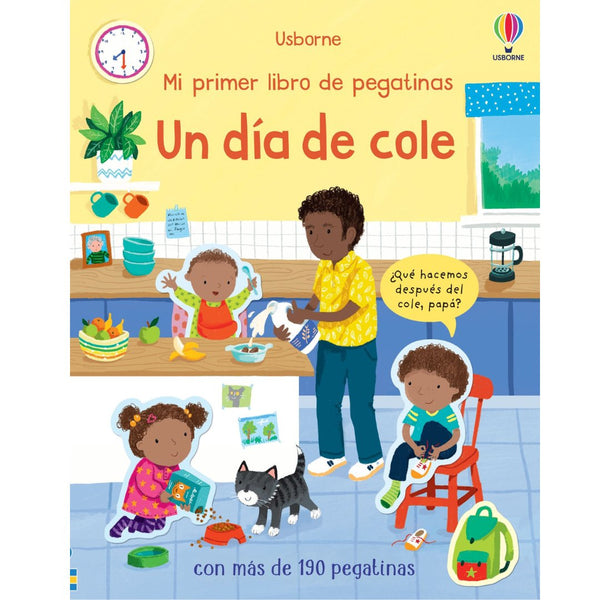 Mi primer libro de pegatinas · Un día de cole - La Chata Merengüela