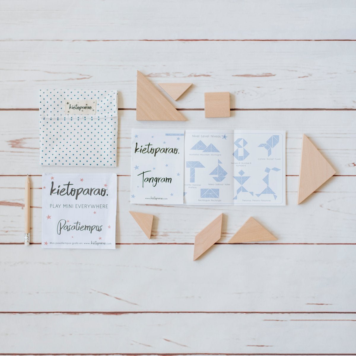 Mini Kit de juegos y actividades KIETOPARAO - La Chata Merengüela